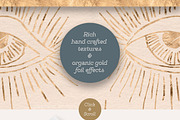 Gold Nights Hand Drawn Stars, a Pattern Graphic by Blixa 6 Studios (Thumbnail 2 of 2)