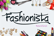 Fashionista, a Script Font by Byuly Ayika (Thumbnail 1 of 9)