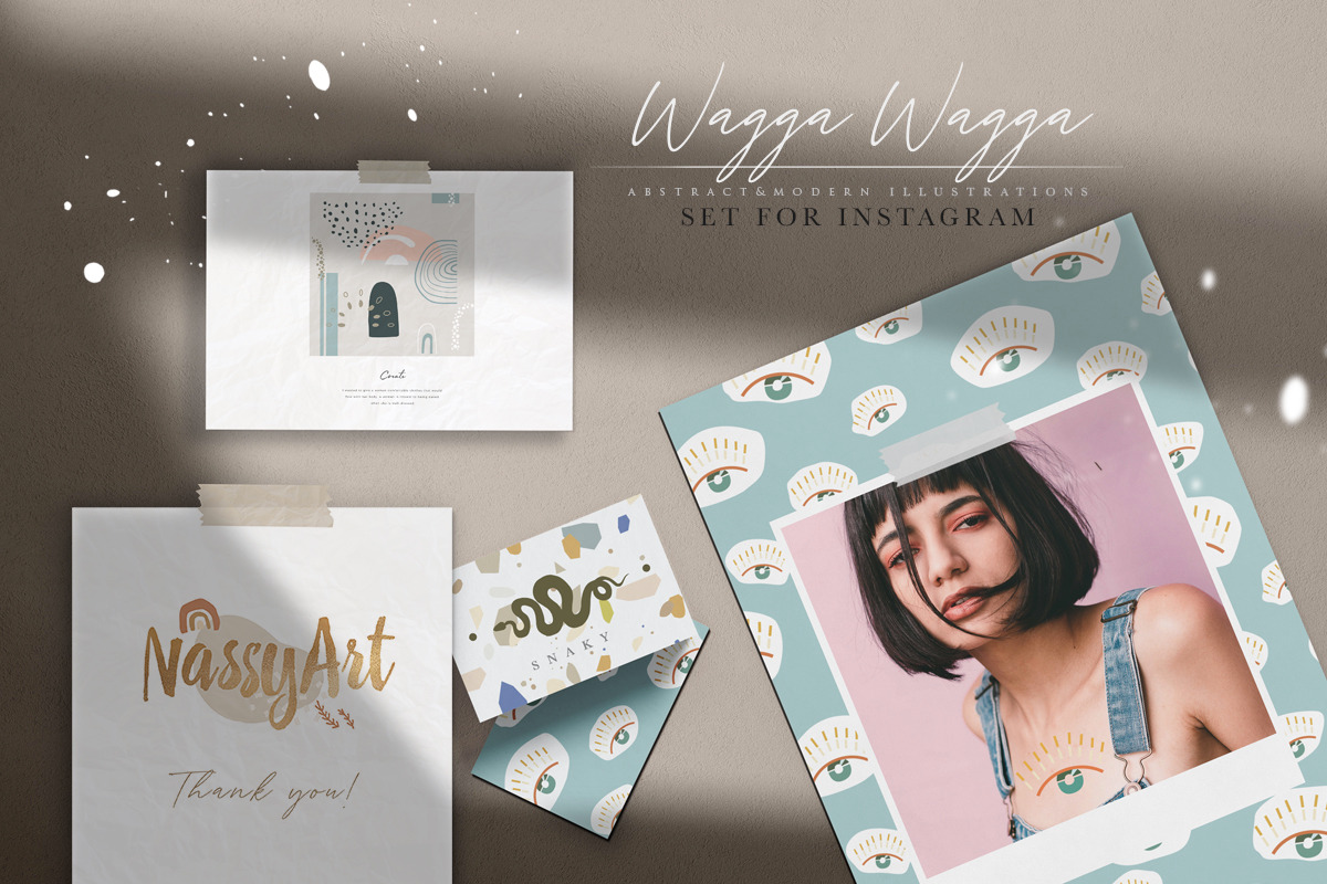 Wagga Wagga Insta Collection, a Decorative Illustration by NassyArt (Photo 12 of 12)