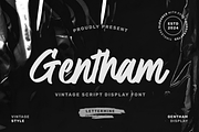 Gentham - Handwritten Script, a Script Font by Lettermine (Thumbnail 1 of 10)