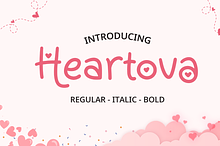Valentine Font - Heartova
