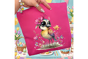 Quirky Spring Birds Clipart, an Illustration by designcity5 (Thumbnail 4 of 5)