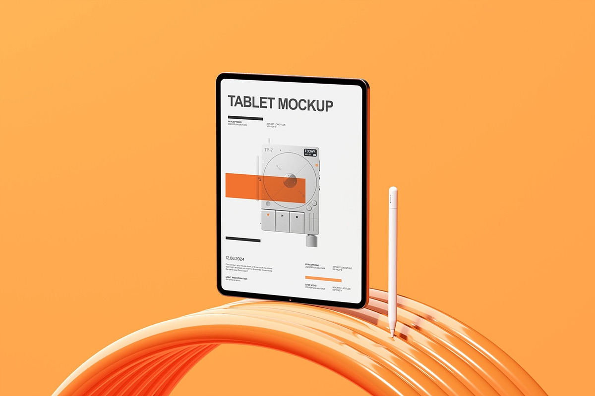 Apple iPad Mockup, an iPad Mockup by Sweetdady (Photo 3 of 8)