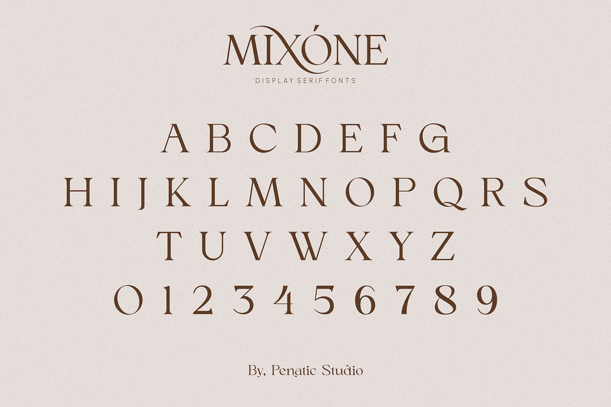 Mixone _ Display Serif Font, a Serif Font by Penatic Studio (Photo 8 of 10)