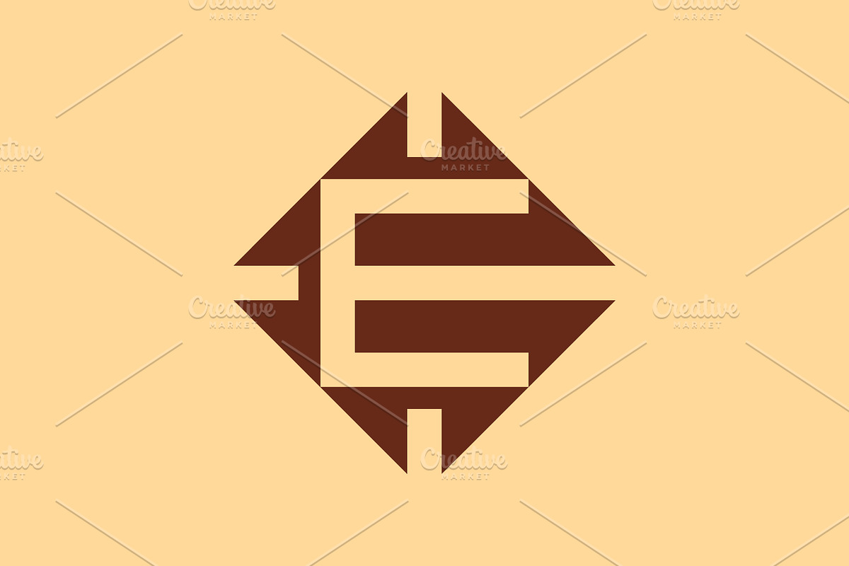 Letter E Arrow Diamond Logo, a Branding & Logo Template by Rasagama Studio (Photo 1 of 4)