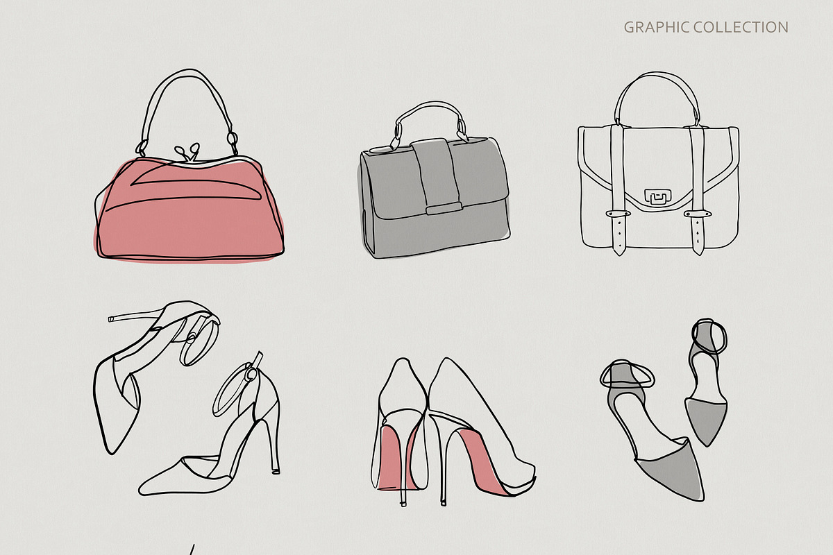 Fashion Line Art, an Illustration by ms Julia Nova (Photo 8 of 8)