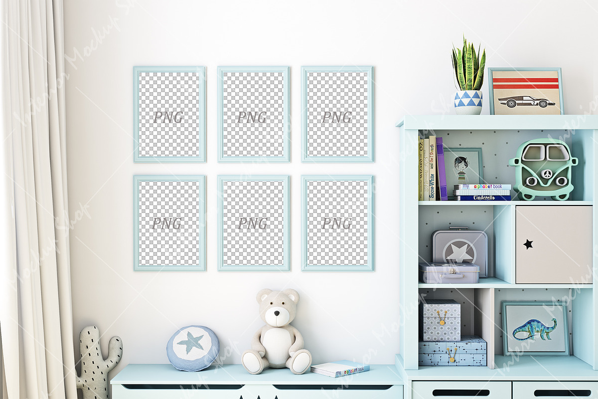 Kids Frame Mockup Room - 517, a Print Template by Mockup Shop (Photo 3 of 3)