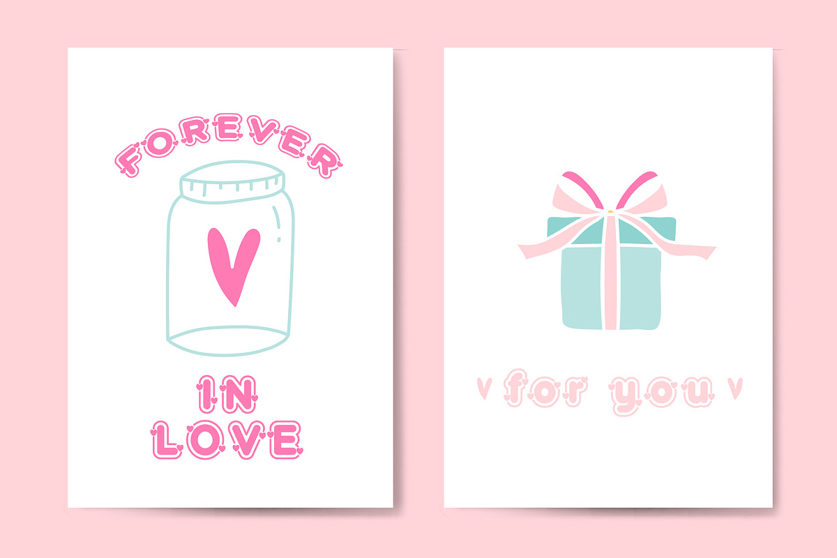 Mini Heart Decorative Fonts, a Font by Fox7 By Rattana (Photo 4 of 7)