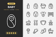 Baby Icons, an Icon by Spacepixel Creative (Thumbnail 1 of 3)