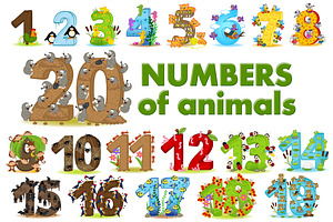 Numbers Of Animals