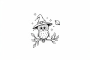 Halloween Coloring Book Set Pack, an Illustration by Creativeshirt (Thumbnail 4 of 19)