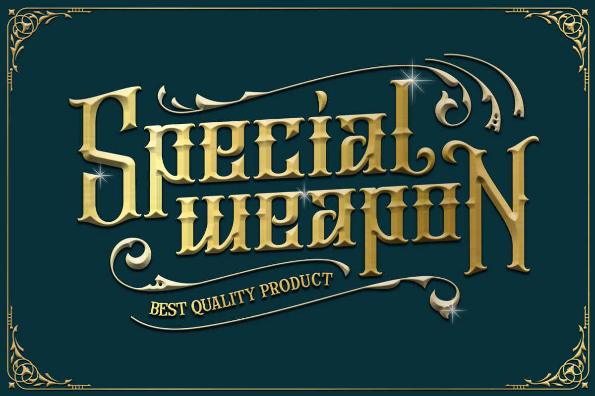 Jailetter Typeface + Extras preview 2