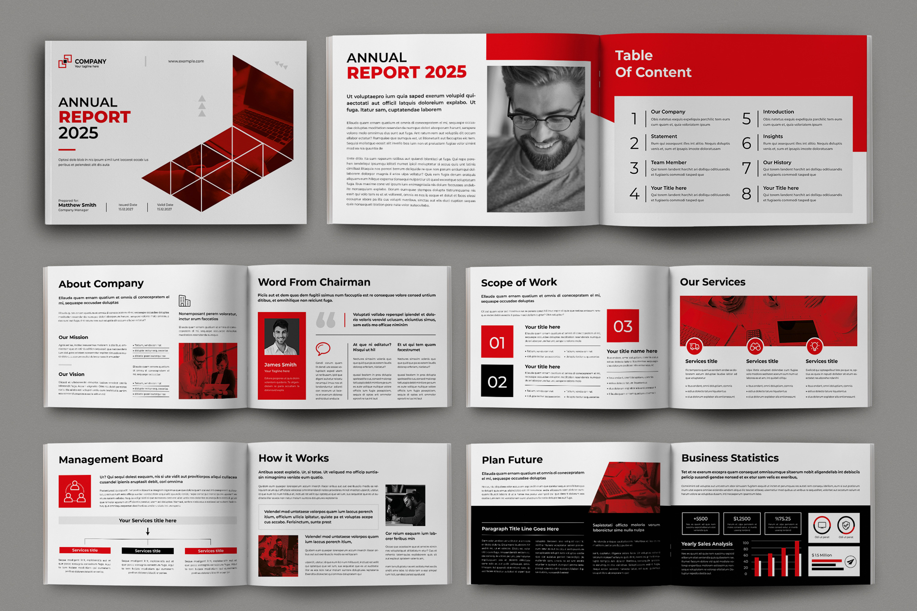 Annual Report Design Template
