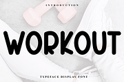 Workout, a Script Font by FreshTypeINK (Thumbnail 1 of 7)