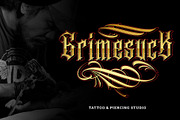 Cansetras - Blackletter Fonts, a Blackletter Font by Prioritype Co (Thumbnail 3 of 10)