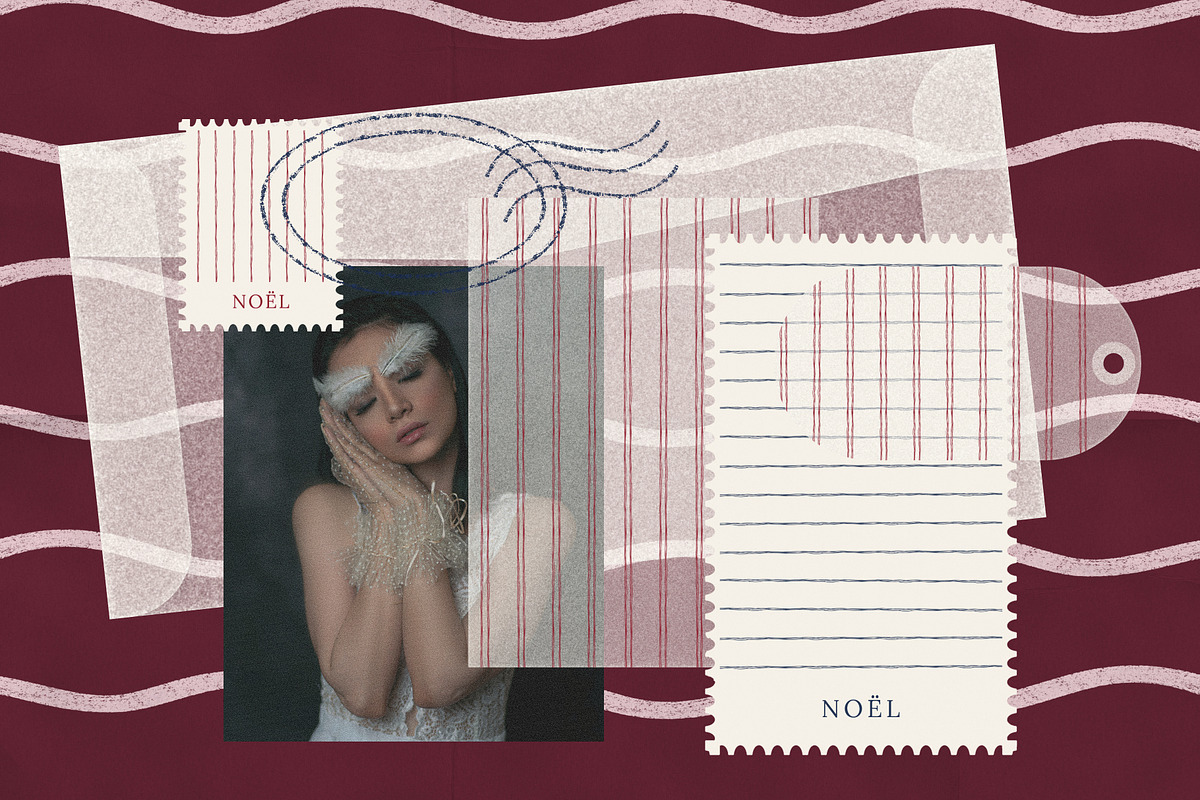Noël Post Vellum & Envelope Kit, an Object Graphic by Anzhelika (Photo 9 of 11)