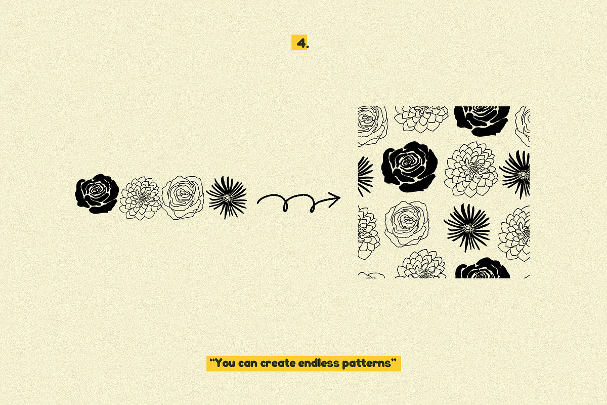 Botanical Vibes: 120 Floral Elements, an Object Illustration by Sheikhadesign (Photo 6 of 15)