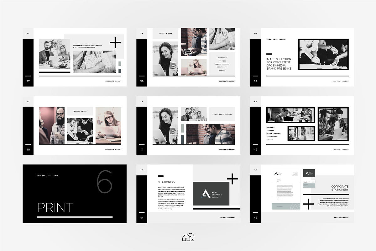 Brand Keynote - Ashi, a Presentation Template by bilmaw creative (Photo 6 of 8)
