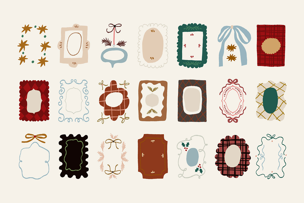 170+ Whimsical Frames & Bows, a Decorative Illustration by Olia (Photo 6 of 20)