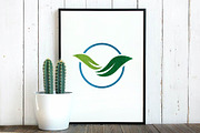 Circle Leaves Wings Flying Logo, a Branding & Logo Template by jongcreative (Thumbnail 4 of 4)