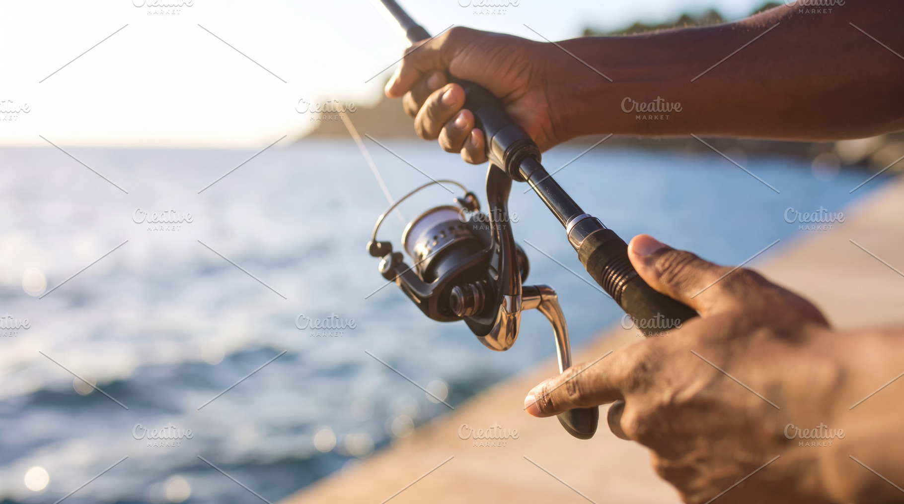 Close-Up of Hands Holding a Fishing Rod, a Sports & Recreation Photo by Davizro's Market