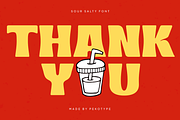 Sour Salty - Food Display Font, a Sans Serif Font by Pekotype (Thumbnail 15 of 15)