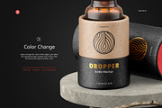 Dropper Bottle 10ml with Tube Mockup, a Cups & Container Mockup by HelenStock (Thumbnail 2 of 9)