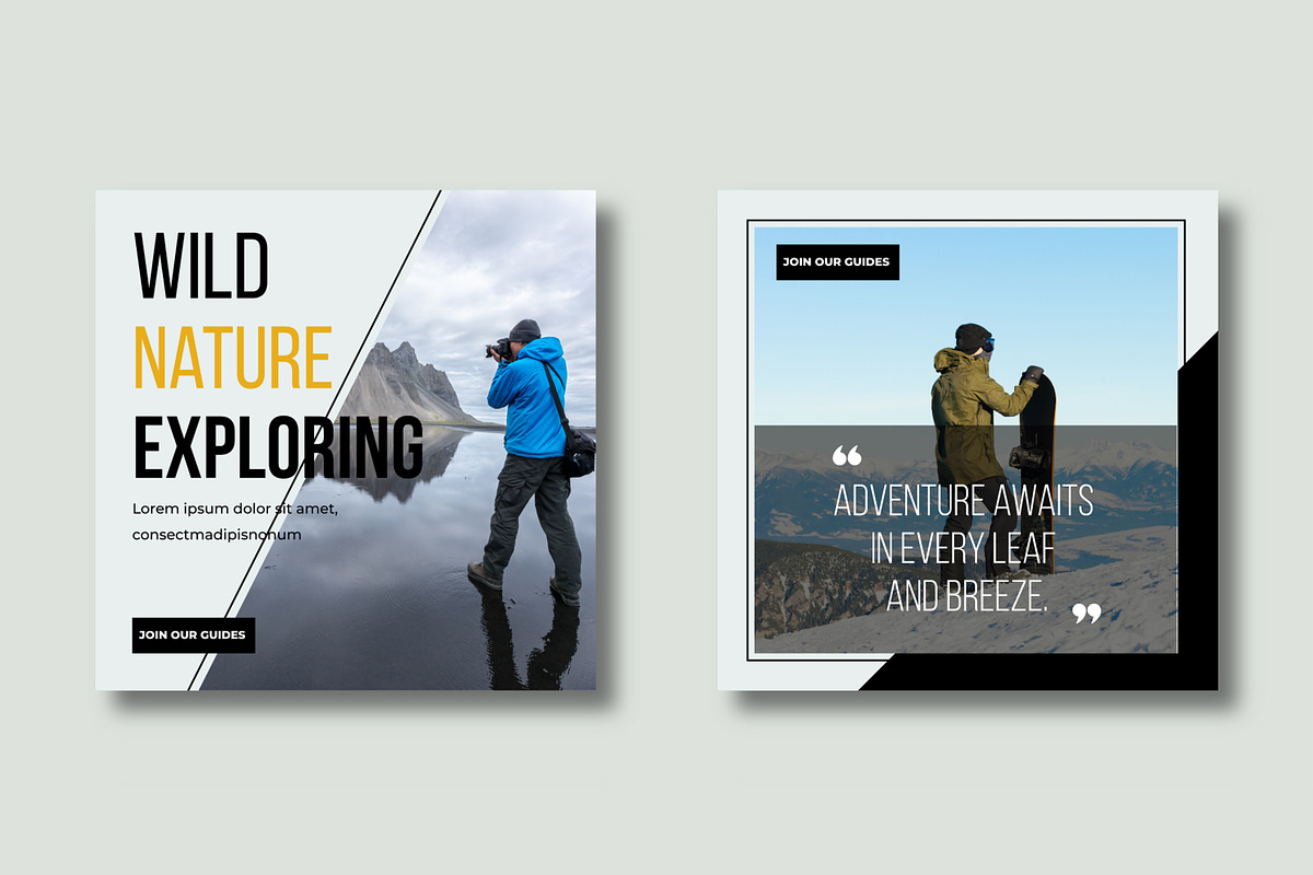 Adventure and Nature Social Media, a Social Media Template by MightyDesign (Photo 2 of 7)