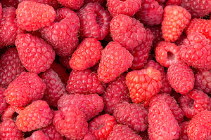 Fresh red ripe raspberries. Raspberr, a Food & Drink Photo by AlexBush