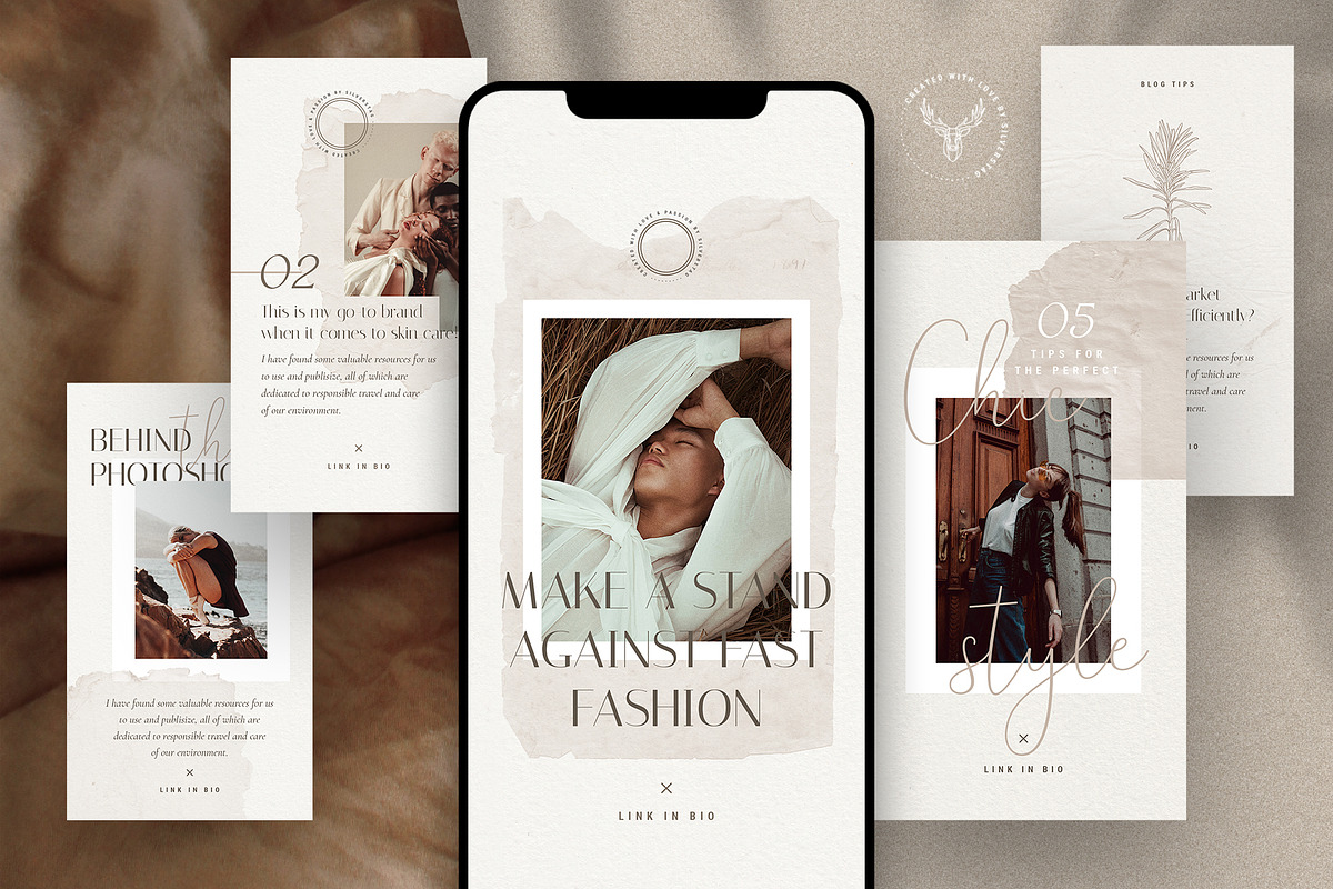 Elodie - 60 Animated Posts & Stories, a Social Media Template by SilverStag Type Foundry (Photo 6 of 48)