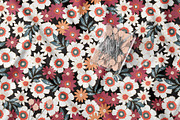 Beautiful Summer Floral Pattern, a Pattern Graphic by StudioGlouna (Thumbnail 5 of 9)