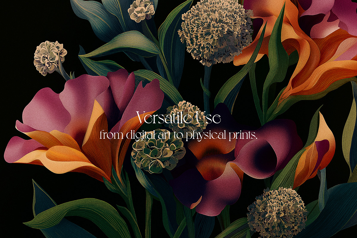 Mulberry Bloom Collection, a Wallpaper Graphic by MindMuse (Photo 6 of 8)