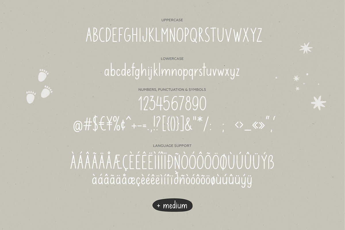 Friendly bear | Font duo, a Script Font by AngelinaKovel (Photo 4 of 15)
