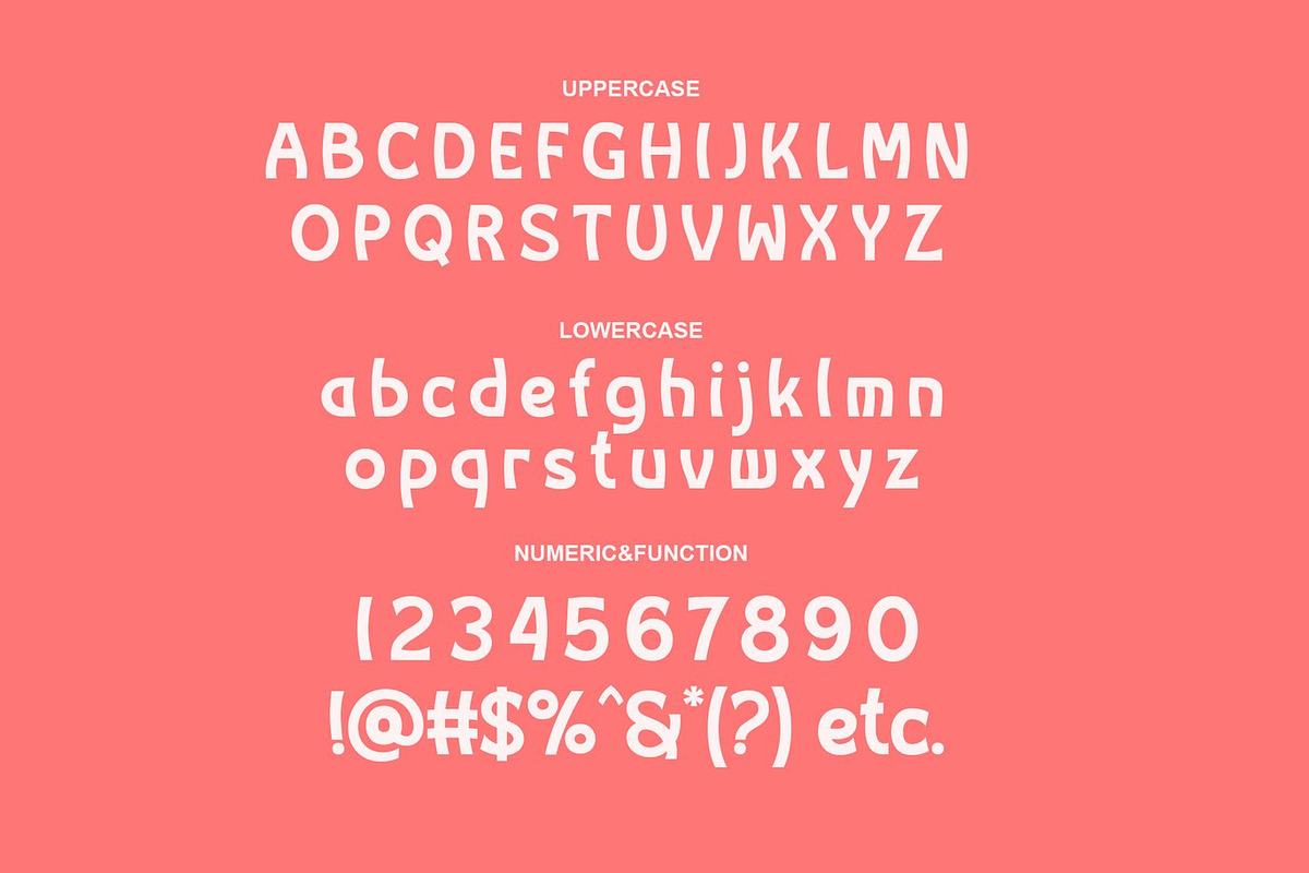 Nekoch - Ligature Display Font, a Sans Serif Font by Luna Shop (Photo 2 of 6)