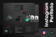 9 Part Grid - Instagram Portfolio, a Social Media Template by Milktoast (Thumbnail 1 of 4)