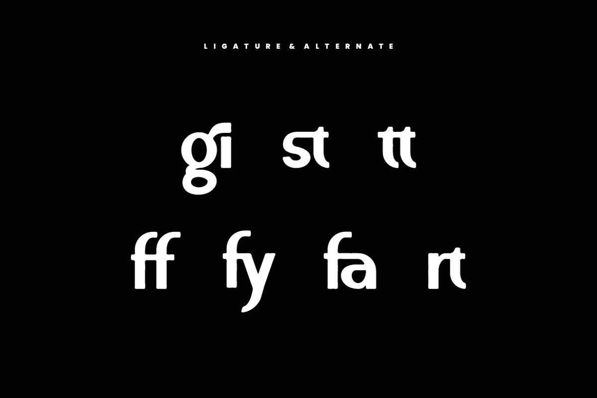 Gistefa - Minimal Logo Font, a Sans Serif Font by Iqsiart Studio (Photo 2 of 7)