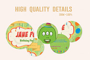 Kids Birthday Party Flyer - Vol 02, a Flyer Template by Sargatal (Thumbnail 3 of 7)