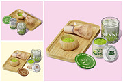 Matcha Branding Mockup, a Packaging Mockup by Unerispace (Thumbnail 1 of 5)