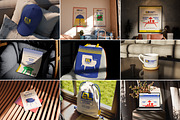 Living Room Lifestyle Mockups, a Mockup by Vitora Mockup (Thumbnail 1 of 12)