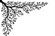 50 Tree Branch Corner Silhouette, a Decorative Illustration by Amazin_art (Thumbnail 38 of 46)