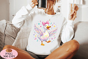 Coquette Goose PNG, a Seasonal Illustration by Daily.Designs (Thumbnail 4 of 5)