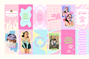 Y2K Instagram Story Templates Canva, a Social Media Template by Hell Yeah Designs (Thumbnail 3 of 5)