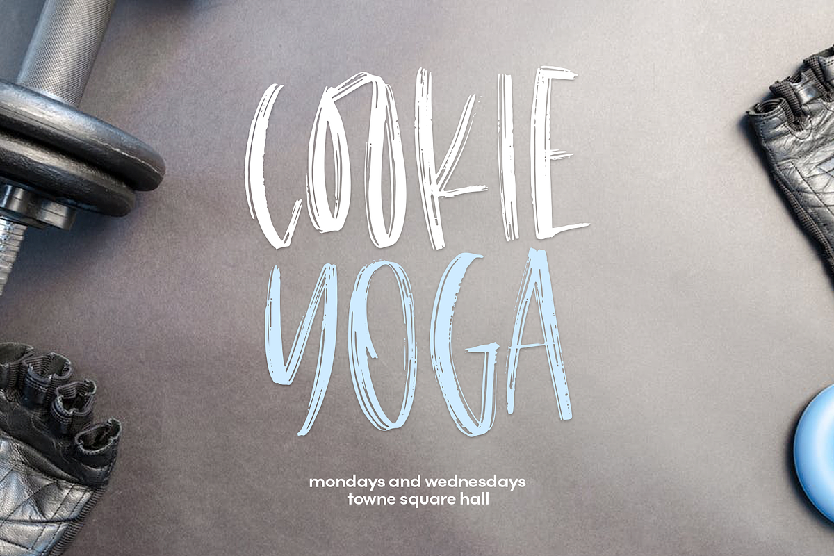Breakroom - Handwritten Brush Font preview 3