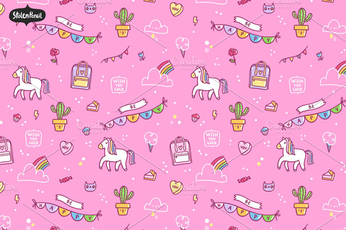 Awesome patterns set part 1, a Pattern Graphic by Stolenpencil (Photo 4 of 7)