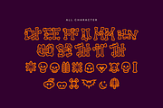 Ghoul Bones Display Font, a Symbol Font by Helotype (Thumbnail 6 of 6)
