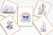 Whimsical Summer Clipart PNG, an Illustration by DreamArtGraphic (Thumbnail 3 of 8)