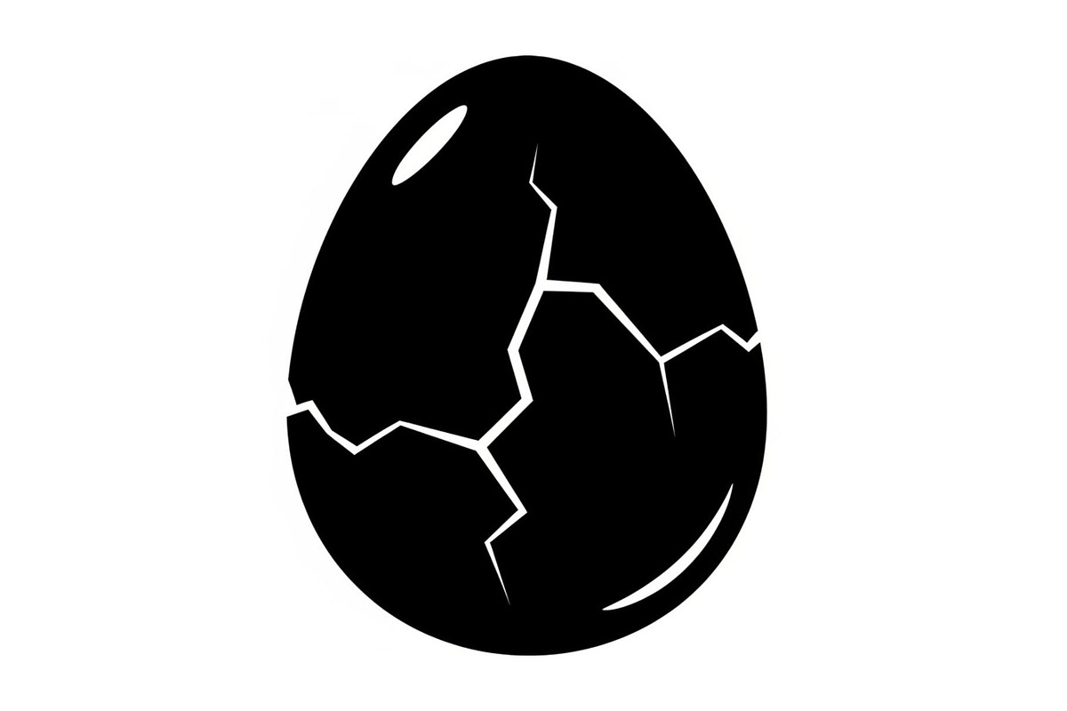 50 Cracked Egg Shell Silhouette, an Illustration by musafir_fashion (Photo 41 of 55)
