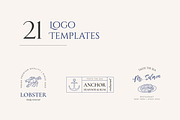 Seafood logo elements and templates, a Graphic by Vasylyka (Thumbnail 2 of 15)