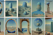 Ancient Mars Illustrations, a Background Graphic by Nomad Visuals (Thumbnail 14 of 15)