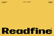Readfine Extended, a Sans Serif Font by Glyphminds Studios (Thumbnail 1 of 10)